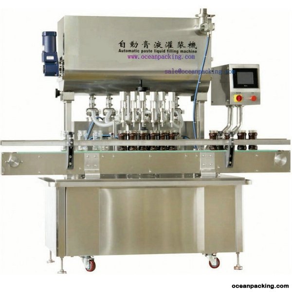 OPFP-A6 automatic liquid/paste filling machine with 6 heads
