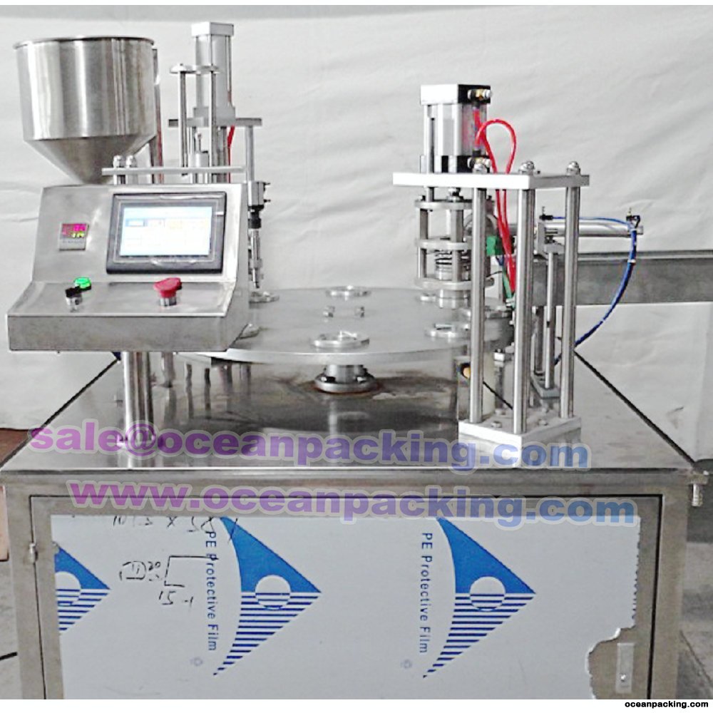 automatic cup filling sealing machine