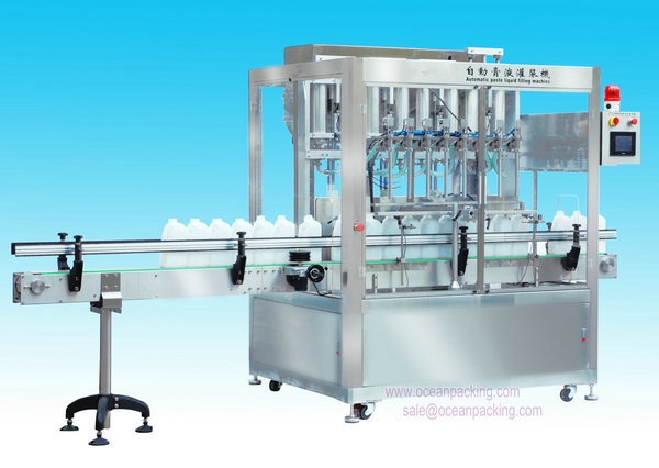 OPGG-2500-8 8 Heads Automatic Liquid/Paste Filling Machine
